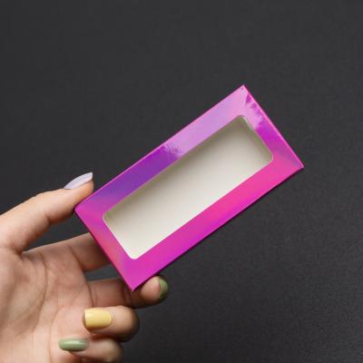 China Empty Paper Box Ready To Ship Mink Eyelashes Packaging Wholesale Empty Paper Eyelash Box for sale