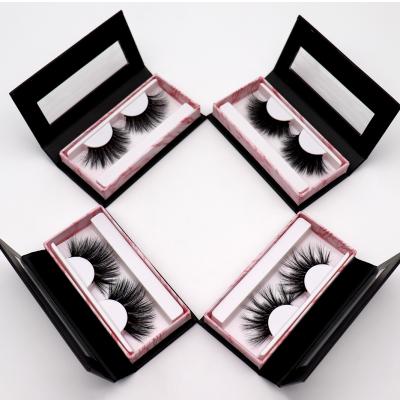 China Long & thick & Mink Eyelashes Vendor Dramatic 25mm Mink Lashes With Eyelash Case Wholesale for sale