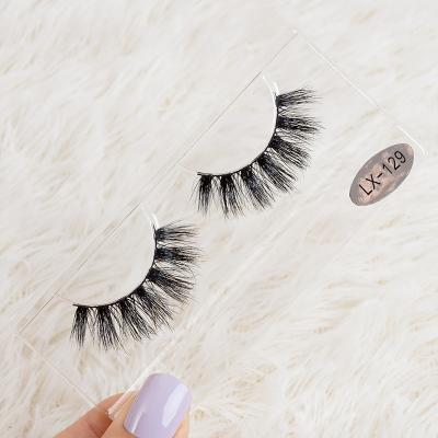 China Soft Strip Lashes Lashes Mink OEM 3D Cat Eye Volume False Mink Lashes for sale