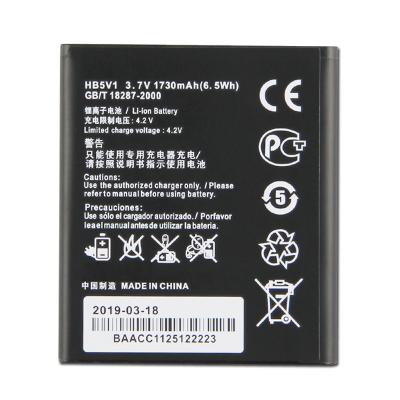 China Cell Phone 1730mah 3.8V Cell Phones Battery For Huawei Asce Phone Wholesale Battery For Huawei HB5V 1HV Battery for sale