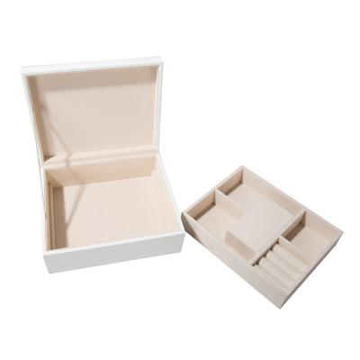 China Wholesale Gray Cardboard Box Gold Foil Lid Box Adult Jewelry Packaging Box Custom Design With Glass Lid for sale