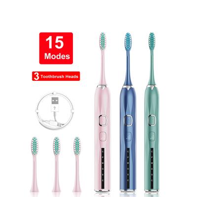 China Wholesale OEM USB Rechargeable Tooth Ultrasonic Clean Clean Powerful Charging Washable Electronic Whitening Electric Toothbrush for sale