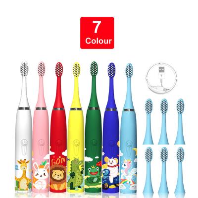 China Wholesale OEM USB Powerful Clean Powerful Charging Ultrasonic Rechargeable Toothbrush Washable Baby Electric Toothbrush Porcelain for sale