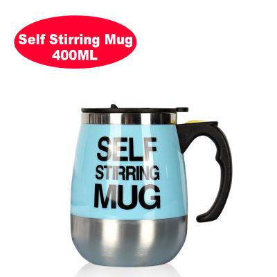 China Wholesale OEM Stainless Steel Viable Bateri Electric Automatic Magnetic Self Stirring Cup Automatic Mixing Coffee Mug for sale