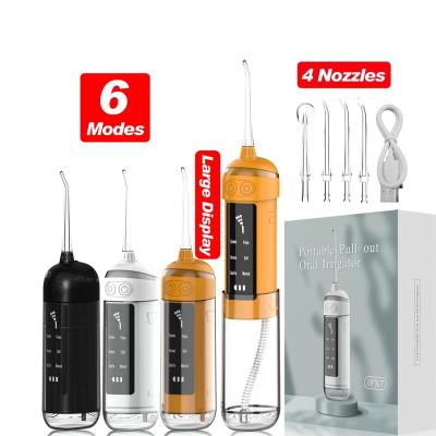 China Professional Electric Rechargeable Mini Tooth Cleaner Toothpick Cleaner USB L13 Portable Dental Water Flosser Label for sale