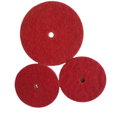 China Polish of the non woven polishing wheel, unitized wheel, polishing wheel 200*25mm 7P for sale