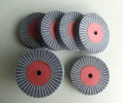 China Polishing Interleaved Non Woven Abrasive Flap Wheels Made Up Of Coated Abrasive And Non Woven Pad for sale