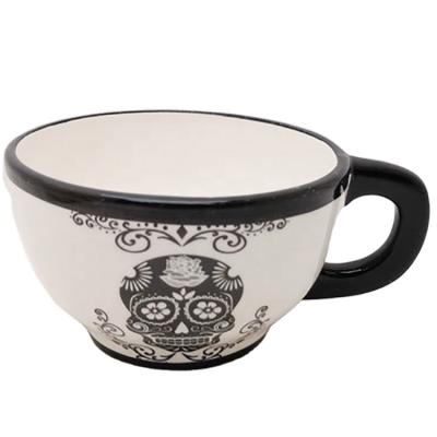 China Viable Wholesale Personalized Halloween Design Ceramic Mugs With Custom Logo for sale