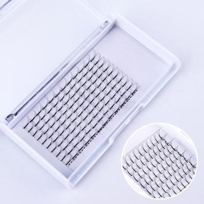 China Factory Wholesale Natural Par-made Volume Fans Lashes 5D Individual Lashes 0.07 0.10 Eyelash Extensions In Japan for sale