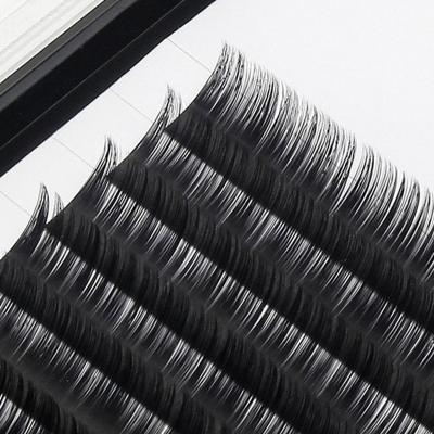 China Wholesale Full Volume Classic Person Lashes Custom Lash Tray Private Label Oem Silk Eyelash Extension for sale