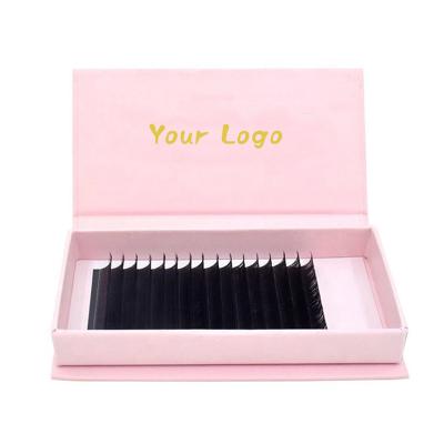 China Full Volume Pbt Material 15Mm 16Mm Russian Easy Fan 17Mm Lash Lashes Blooming Cashmere Easy Fanning Lashes for sale