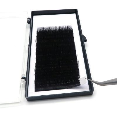 China Full Volume Private Label Eyelash Extension Handmade Easy Fanning Tray Volume Russian Eyelash Fast Faning Eyelash Extensions for sale