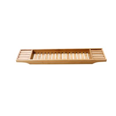 China Wholesale Viable Bamboo Bath Tray In Bathroom Eets Expandable Tub Frame Bathtub Deck for sale