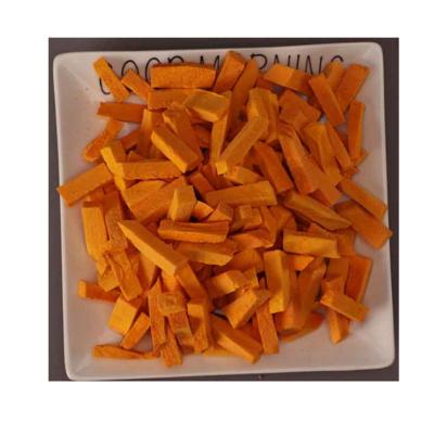 China Stocked Manufacturers Wholesale ColorPet Sweet Tasty Natural Orange Snack Freeze Dried Pumpkin for sale