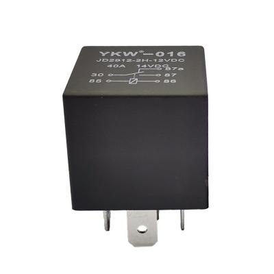 China AgSnO12 Car Relay JD2912 Small Foot 5v12v24v48v60v72v84v96V High Power 4 Foot Relay 40A 80A for sale