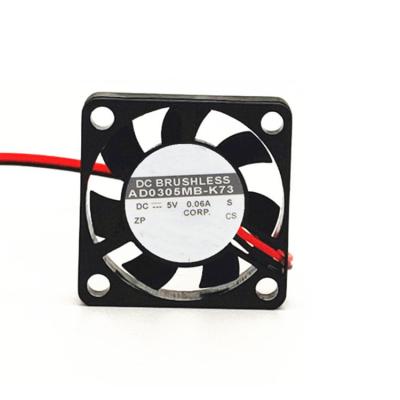 China Building Material 3007 Stores AD0305MB-K73 5V Fans 0.06A Fan 3cm Ultra-Quiet Fan Axial for sale