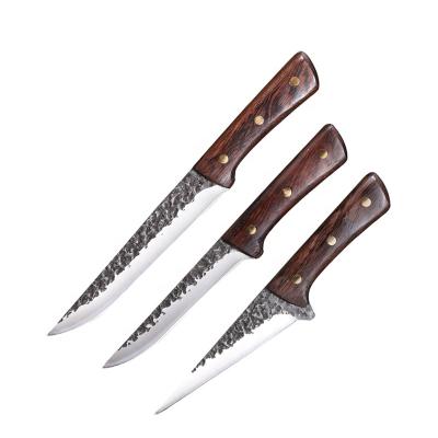 China Viable SHUNTUO Wenge Handle Cooking Tools Stainless Steel Cleaver High Carbon Cutting Boning Chef Knife Kitchen Fish Knives Fillet Knife for sale