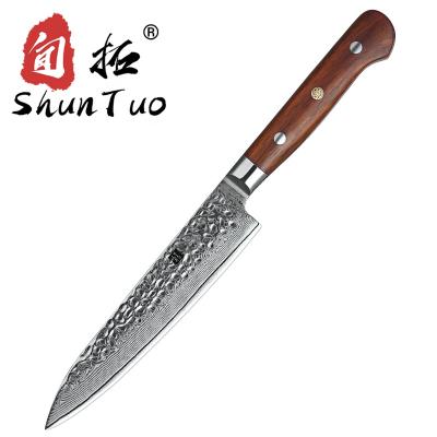 China SHUNTUO viable 6 inch steel chef damascus knife japanese kitchen knife for sale