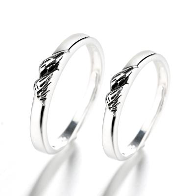 China CLASSIC Korean version a solemn commitment of love lovers ring opening adjustable men and women committed ring for sale