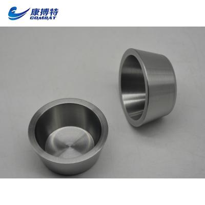 China Aerospace Hot Sale Lowest Price High Purity 99.95 Small Combat Tungsten Crucible for sale