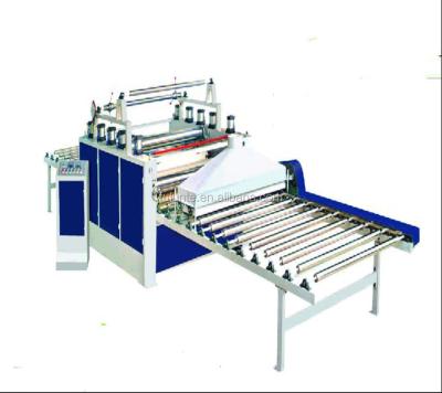 China Furniture / PVC Paper Gluing Machine MF503A With MFTZ1350-A Dust Cleaner Woodworking Machinery for sale