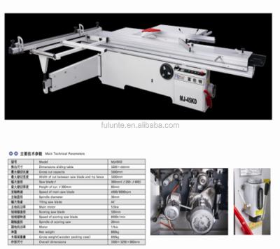 China Horizontal Furniture Manufacturing 45 Degree Panel Saw Machine for sale