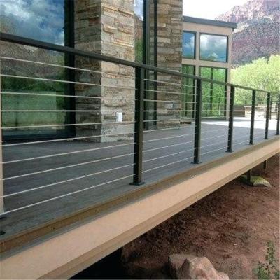 China DAIYA Modern Seaside Fencing Outdoor Anti Corrosion Stainless Steel Cable Railing for sale