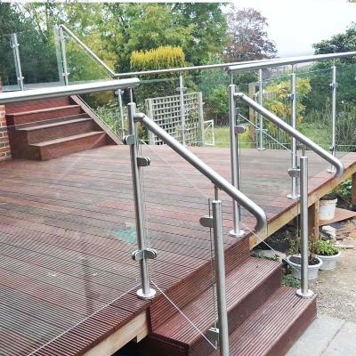 China Hotel Balcony Railing Table With Best Price Post Glass Railing for sale