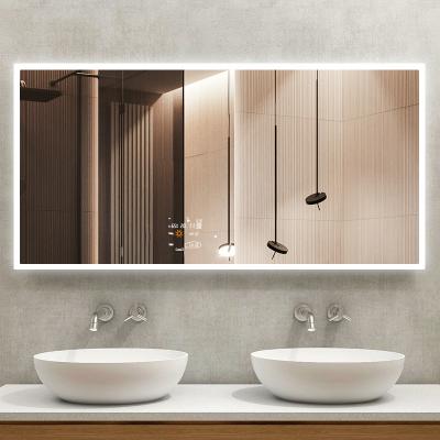 China Hotel Infrarotheizung Infrared Mirror Workout Bathroom Mirror Heater Panel for sale