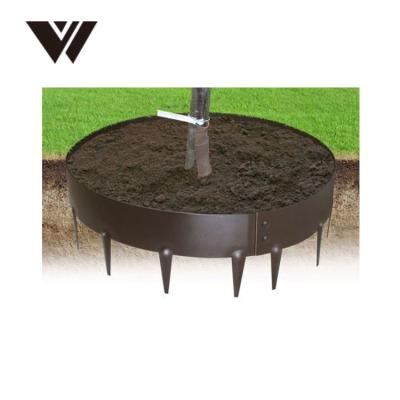 China Easily Assembled Metal Corten Steel Lawn Edging Garden Bed Grass Border for sale