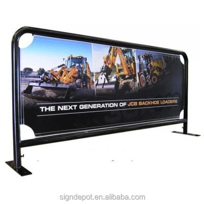 China Cafe Fence WELDON Customized Portable PVC Cafe Barrier For Advertising Event Exhibitors for sale