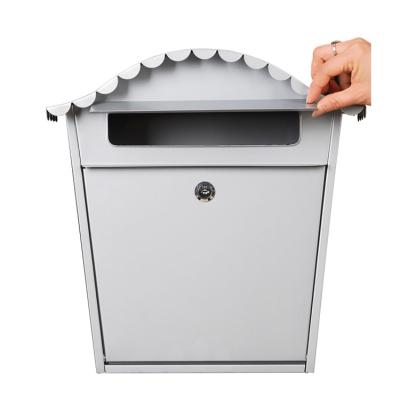 China Wall Mounted Outdoor Wall Mounted Mailbox, Cold Rolled Steel Metal Lock Mailbox Mailbox Main Letter Boxes for sale