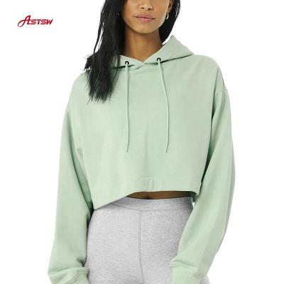 China New Promotion Low Price Activewear Manufacturer Breathable Customized Available Women Culture Top Hoodie for sale