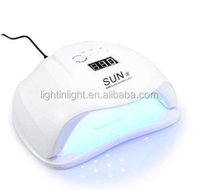 China Nail Lamp 2018 New 54W LED Plus UV Led Nail Lamp SUN5X UV Lamp for sale