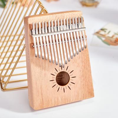 China Professional Kalimba Kalimba Mahogany Musical Instrument Finger Piano Thumb Piano OEM 17Key Kalimba Support Customizable For Beginners for sale