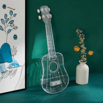 China 21 inch ukulele backing hot selling transparent OEM lightness brand ukulele for sale