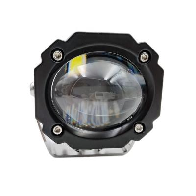 China 2022 OPOO Super New Fog Lights Car Motorcycle Truck Diecast Aluminum Housing White Amber Led Fog Lights for sale