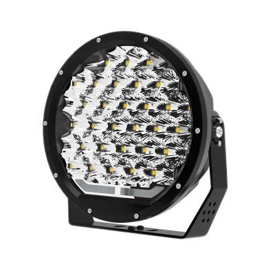 China New Version Stripes Pattern Reflector Die Cast Aluminum Housing Lens 9inch 140W Led Driving Light With White Amber DRL for sale