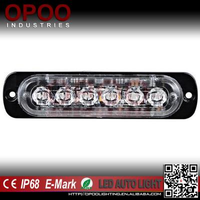 China New 12v 24v Emergency Die-cast Aluminum Housing Mini White Amber Strobe Led Warning Light for sale