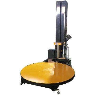 China Products M Type Turntable Pallet Wrapping Machine With Top Tray Or Ladder for sale