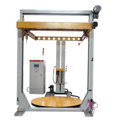 China Pallet Stretch Chemical Wrapping Machine With Top Sheet Dispenser For Pallet Goods Wrapping for sale