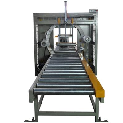 China Food Pipe Wrapping Stretch Wrapping Machine Horizontal Orbital Wrapper for sale