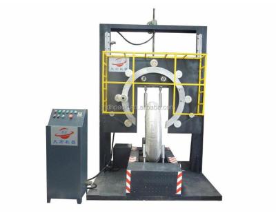 China Tire Ring Products Stretch Film Tire Reel Vertical Wrapping Machine For Tire Products Wrapping for sale