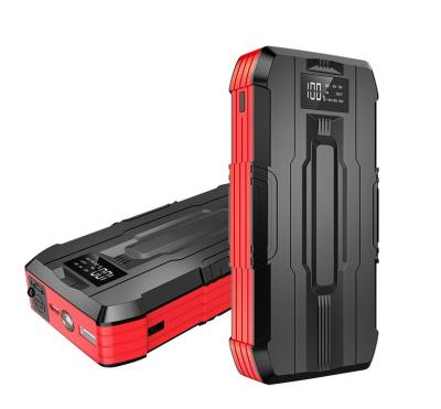 China Hot Sale 20000mah 4usb Portable Passenger Car Emergency Car Jump Starter Battery Jump Starter Car Power Bank With Led for sale