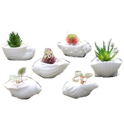 China Home Creative Cement Tree Root Carving Mini Pastoral Flowerpot Succulents Basin Reusable Flower Planter Stump Flower Pot for sale