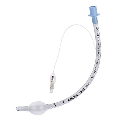 China Anesthesiology Department ESound Med Disposable PVC Slapped Endotracheal Tube for sale