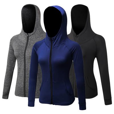 China Breathable Wholesale Yoga Tops Outdoor Jacket For Women Comfortable Fitness Training Running Clothes Yoga Jacket for sale