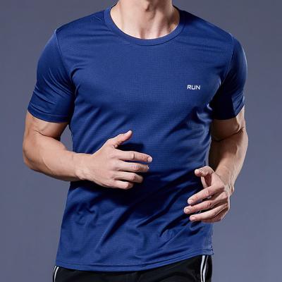 China New fashion casual men's breathable sports style T-shirt summer round neck outdoor sports breathable short sleeve for sale