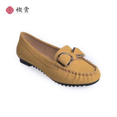 China Fashion Spring Ladies Durable Wholesale Bowknot Flat Casual Shoes Elegant Simple Work Shoes For Women for sale