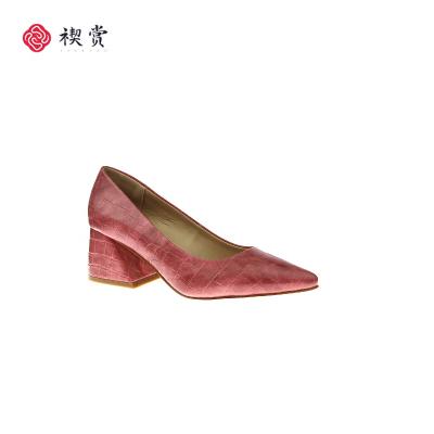 China Clear Chunky Block Heel Clear Women's Breathable Shoes, Fashion High Heels High Heel Ladies High Quality Shoes for sale